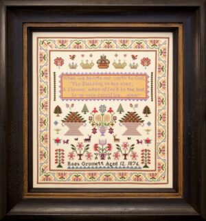 Rosa Gromett 1876 by Hands Across the Sea