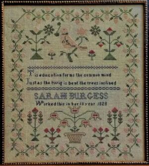 Sarah Burgess 1828 by NeedleWork Press