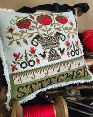 Stitcher Urn by Quaint Rose Needle Arts