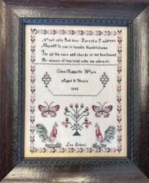 The Lea School Sampler by Samplers in My Attic
