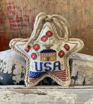 USA Star Ornament by Teresa Kogut's Creative Whims