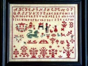 B: An Unidentified Spot Motif Sampler by Needlework Press