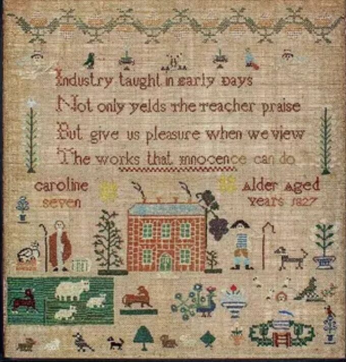 Caroline Alder 1827 by NeedleWork Press