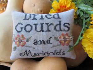 Dried Gourds and Marigolds by The Scarlett House