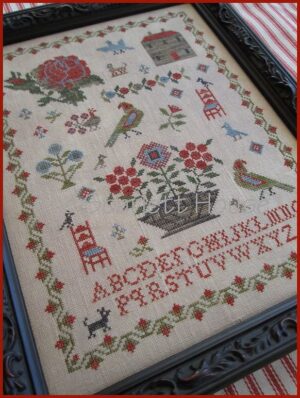 Little Red Chair Sampler by The Scarlett House