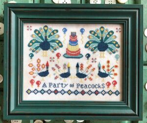 A Party of Peacocks by Kathy Barrick