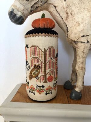 Autumn Pin Drum by Kathy Barrick