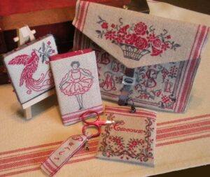 French Schoolgirl Sewing Case and Smalls by NeedleMade Designs