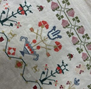 Harriot Dixon, 1834 Sampler by Haystack Stitching