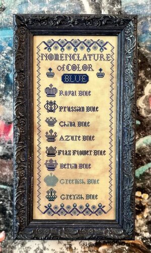 Nomenclature of Color - Blue by Kathy Barrick