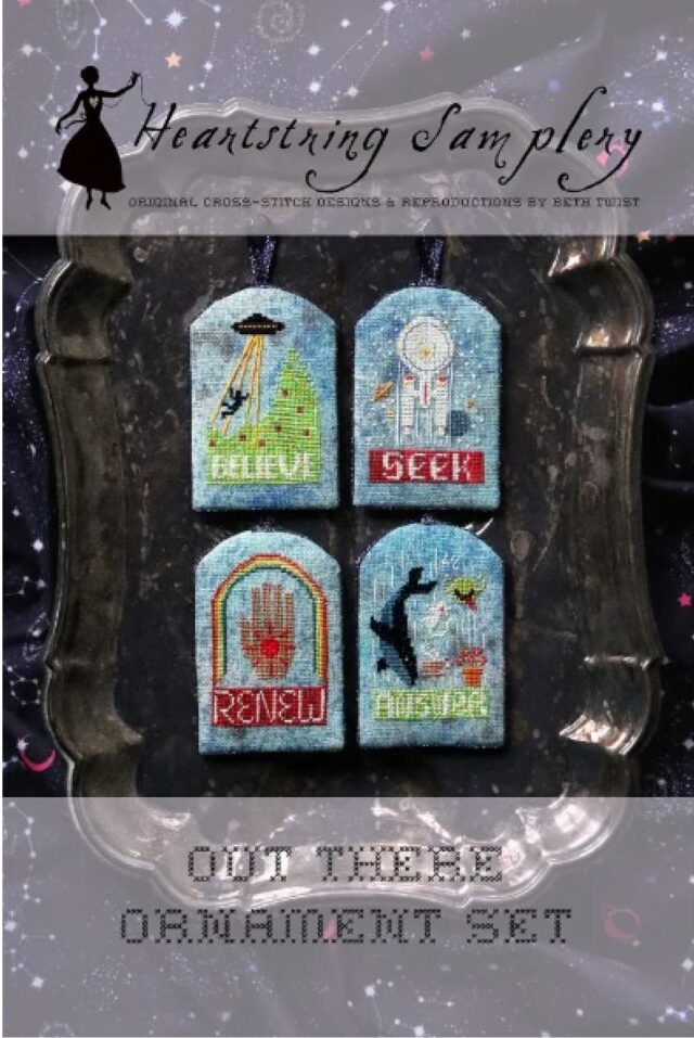 Out There Ornament Set by Heartstring Samplery
