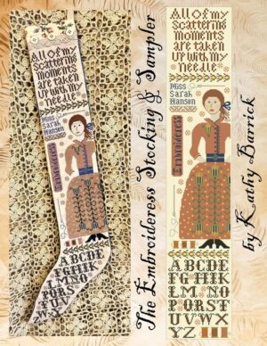 The Embroideress Stocking Sampler by Kathy Barrick