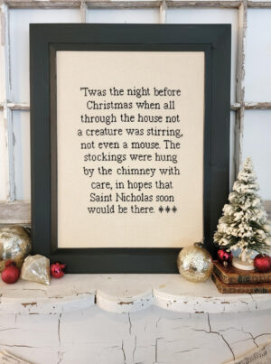 The Night Before Christmas by Hello from Liz Mathews